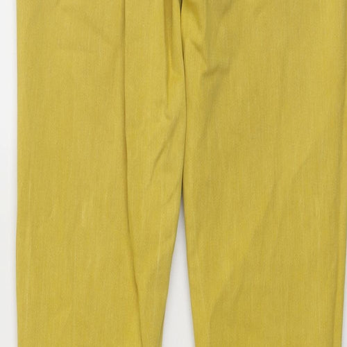 Levi's Womens Yellow Cotton Skinny Jeans Size 28 in L29 in Regular Button