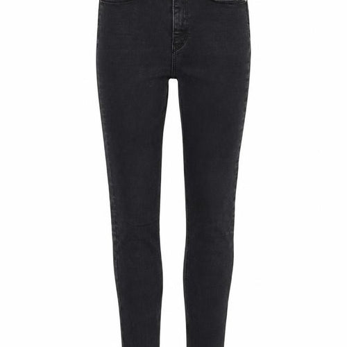 Zara Womens Grey Cotton Skinny Jeans Size 6 L27 in Regular Button