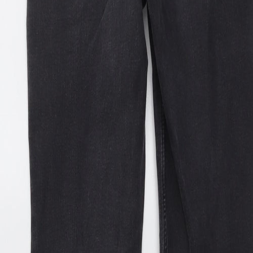 Zara Womens Grey Cotton Skinny Jeans Size 6 L27 in Regular Button