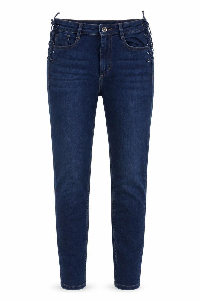 Zara Womens Blue Cotton Skinny Jeans Size 10 L27 in Regular Button