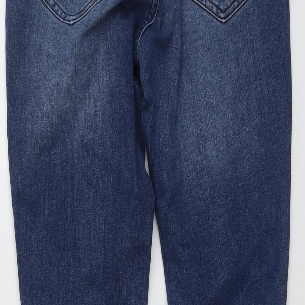 Gap Womens Blue Cotton Skinny Jeans Size 10 L28 in Regular Button