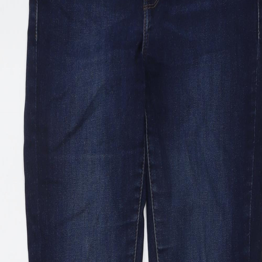 Levi's Womens Blue Cotton Skinny Jeans Size 29 in L33 in Regular Button