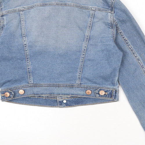 Divided by H&M Womens Blue Jacket Size 12 Button
