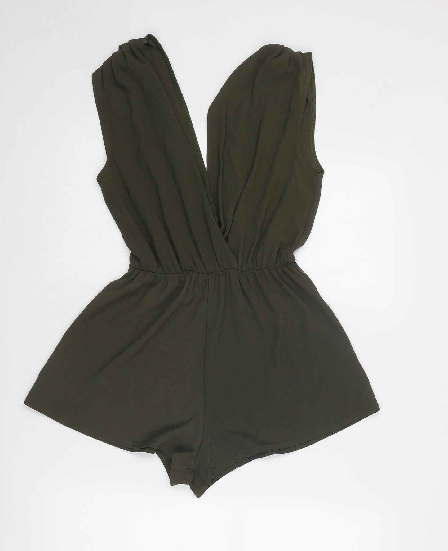 Rare London Womens Green Polyester Playsuit One-Piece Size 12 Pullover