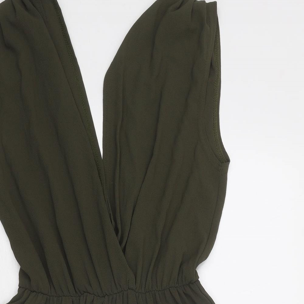 Rare London Womens Green Polyester Playsuit One-Piece Size 12 Pullover