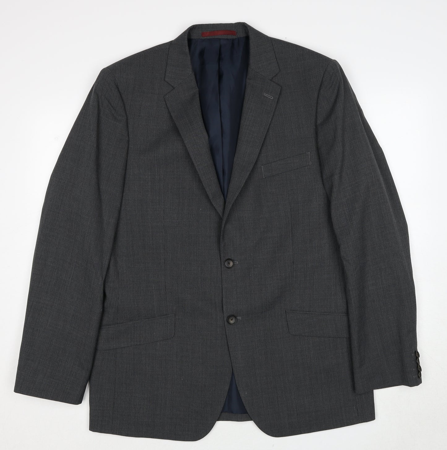 Marks and Spencer Mens Grey Wool Jacket Suit Jacket Size 42 Regular