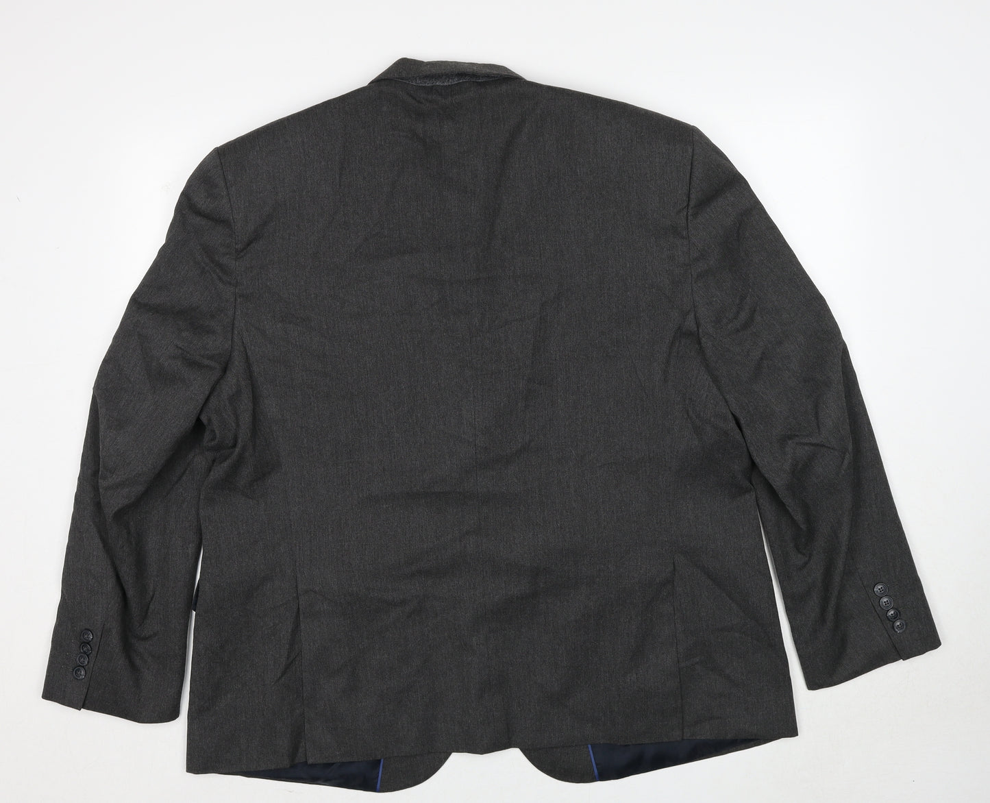 Marks and Spencer Mens Grey Polyester Jacket Suit Jacket Size 48 Regular