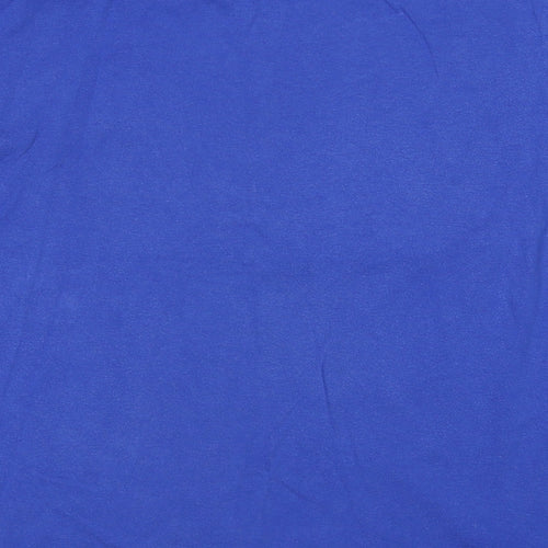 Nike Mens Blue Cotton T-Shirt Size M Round Neck - Just Do It