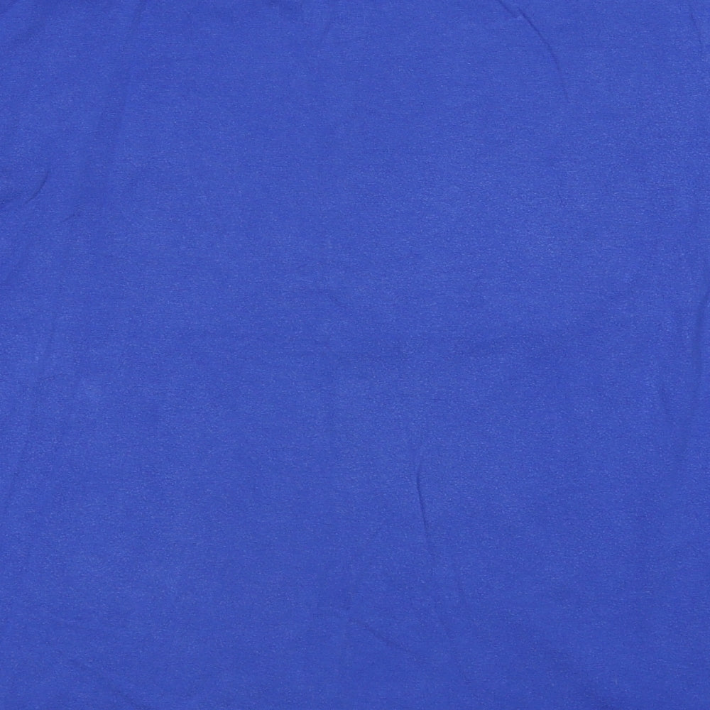 Nike Mens Blue Cotton T-Shirt Size M Round Neck - Just Do It
