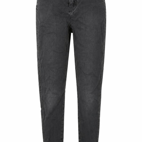 New Look Womens Grey Cotton Skinny Jeans Size 8 Regular Zip - Distressed Hems