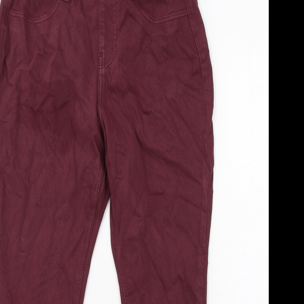 NEXT Womens Red Cotton Jegging Jeans Size 14 Regular