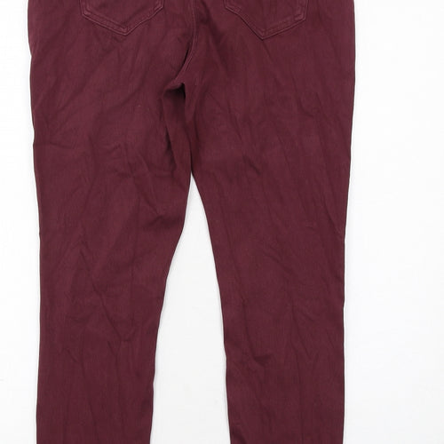 NEXT Womens Red Cotton Jegging Jeans Size 14 Regular