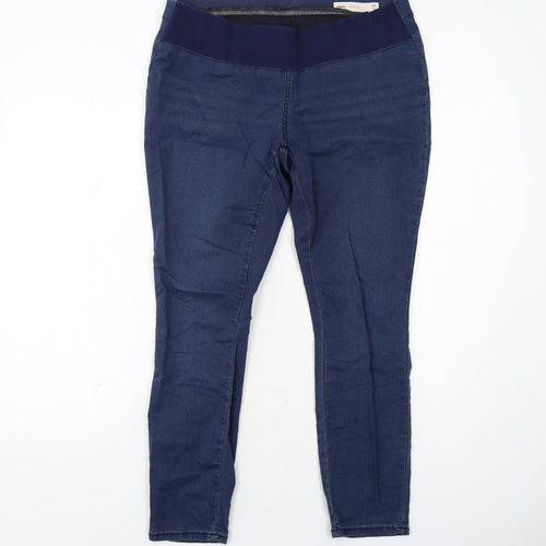 ASOS Womens Blue Cotton Jegging Jeans Size 12 Regular