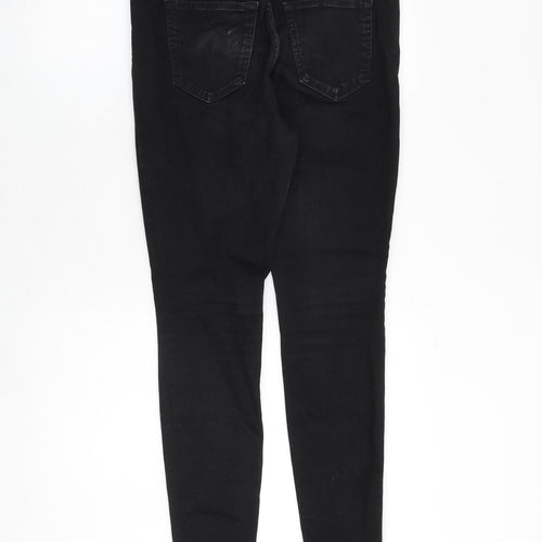 Gap Womens Black Cotton Skinny Jeans Size 30 in Slim Zip