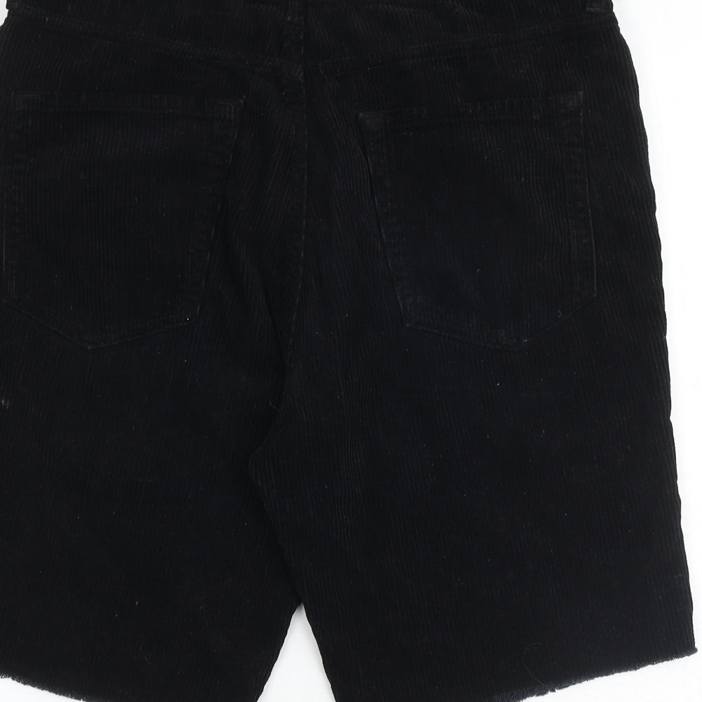 BDG Mens Black Cotton Bermuda Shorts Size 32 in Regular Zip