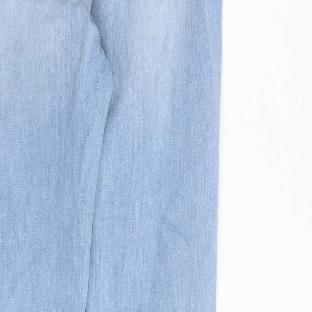 Nakd Womens Blue Cotton Skinny Jeans Size 8 Slim Zip