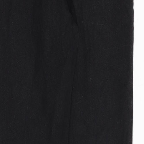 New Look Womens Black Cotton Skinny Jeans Size 12 Slim Zip
