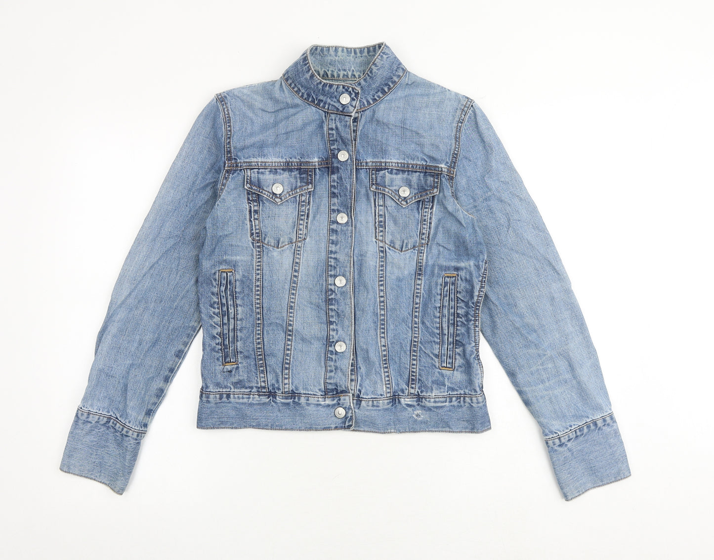 Gap Womens Blue Jacket Size S Snap