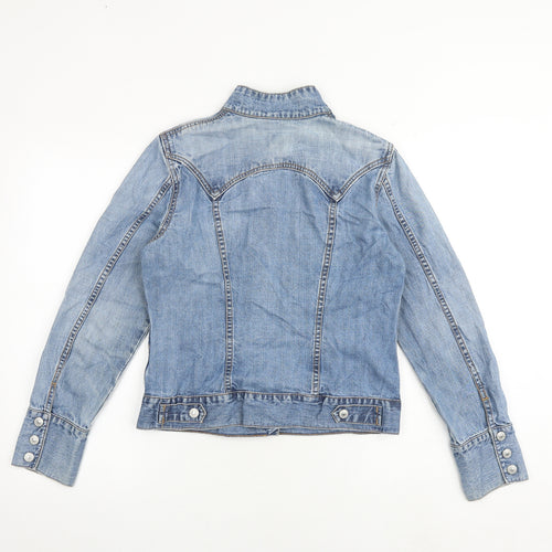 Gap Womens Blue Jacket Size S Snap