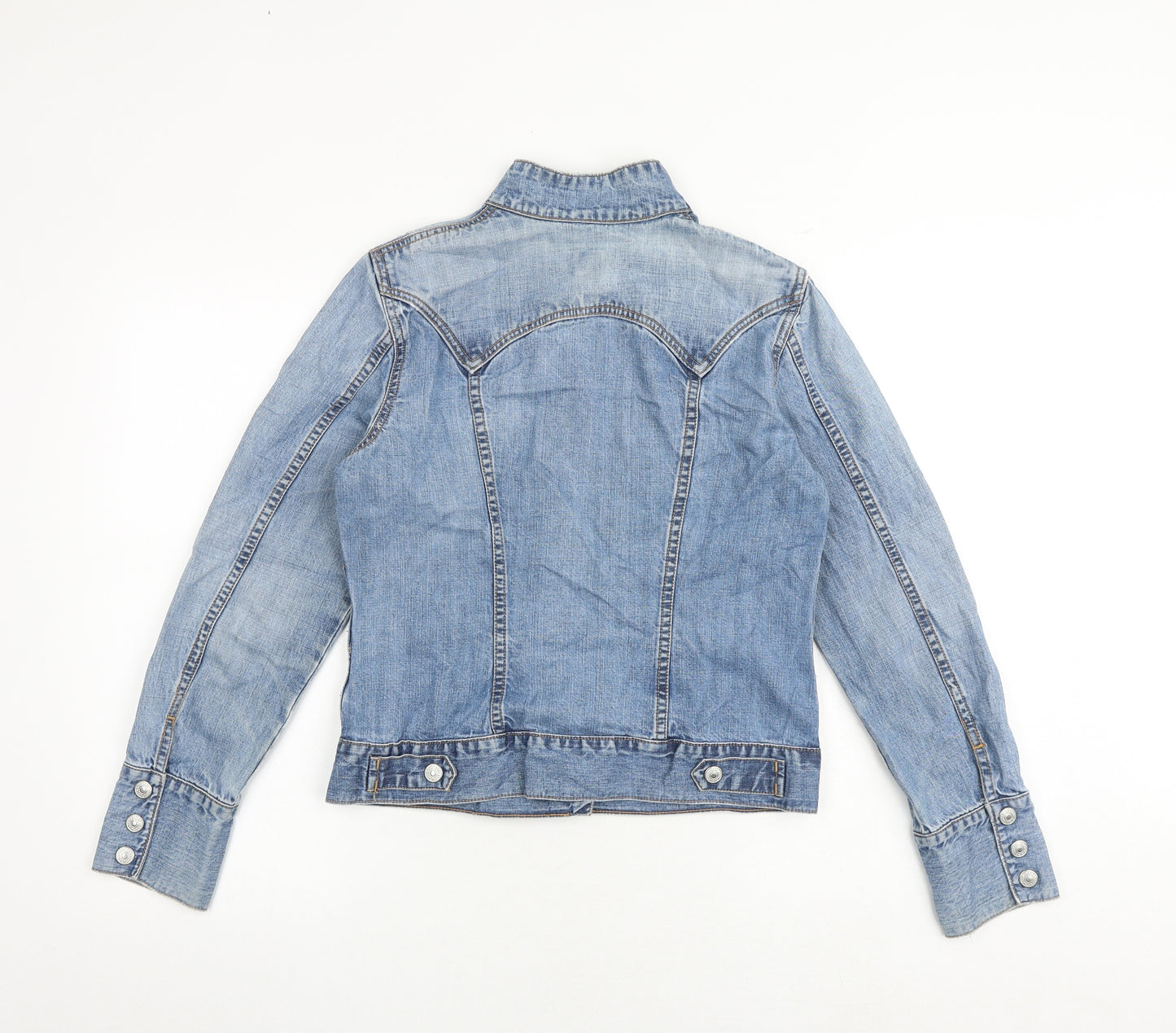 Gap Womens Blue Jacket Size S Snap