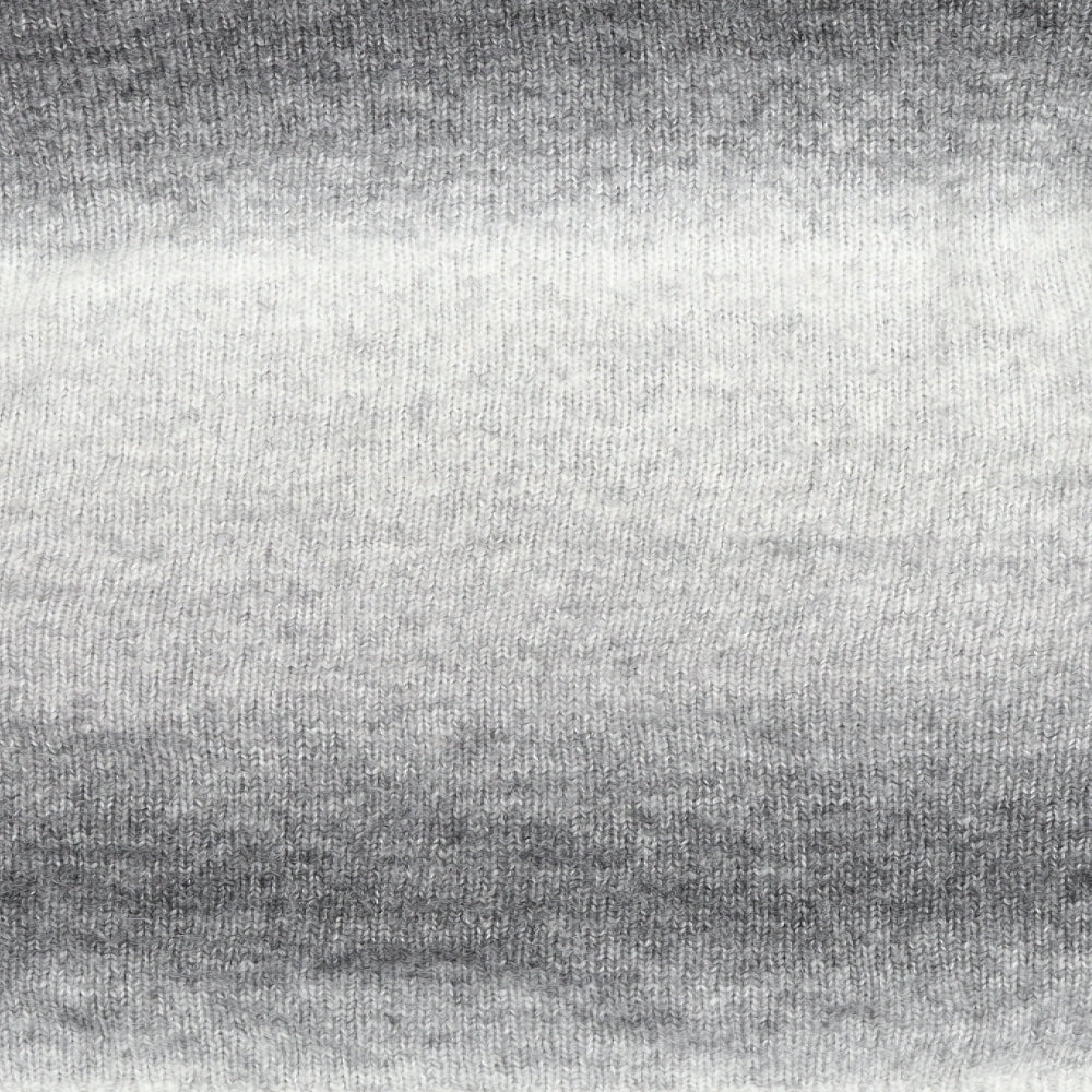 Marks and Spencer Womens Grey Roll Neck Geometric Acrylic Pullover Jumper Size L