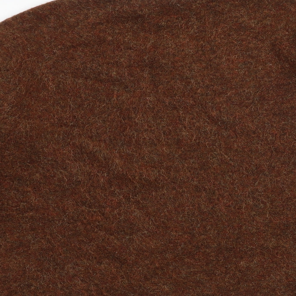 Monsoon Womens Brown Round Neck Acrylic Pullover Jumper Size 12