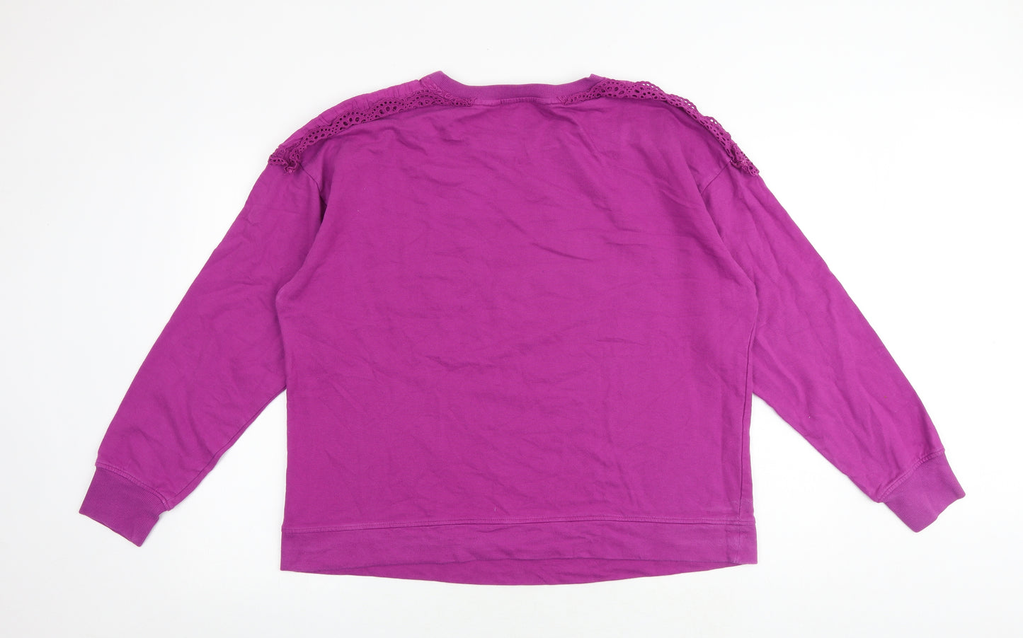 NEXT Womens Pink Cotton Pullover Sweatshirt Size XL Pullover