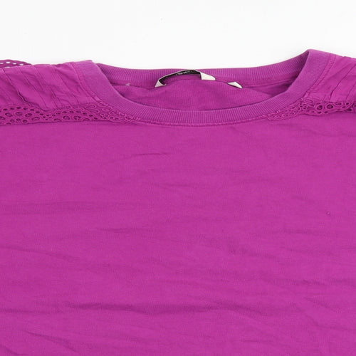 NEXT Womens Pink Cotton Pullover Sweatshirt Size XL Pullover