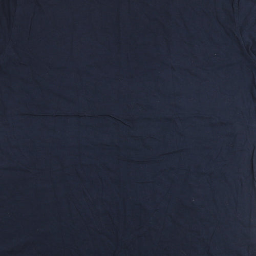 Nautica Mens Blue Cotton T-Shirt Size 2XL Round Neck - Nautica Sailing