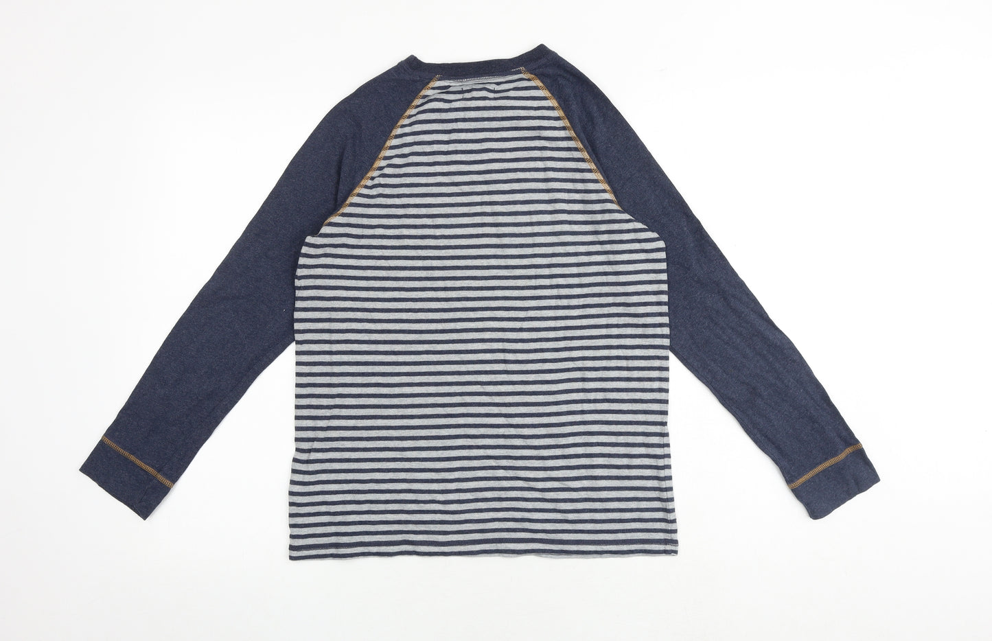 Fat Face Boys Multicoloured Striped 100% Cotton Pullover Casual Size 12-13 Years Round Neck Pullover