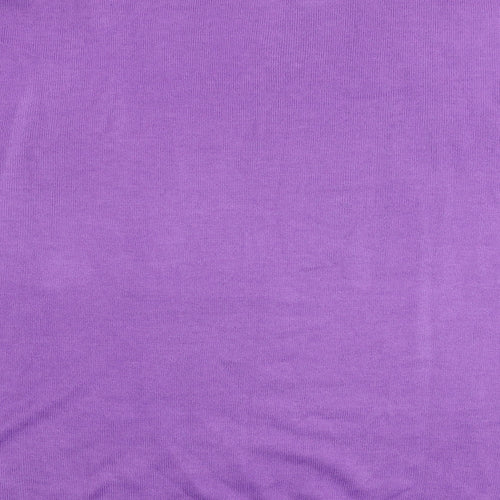 NEXT Womens Purple Round Neck Acrylic Pullover Jumper Size XL - Hearts