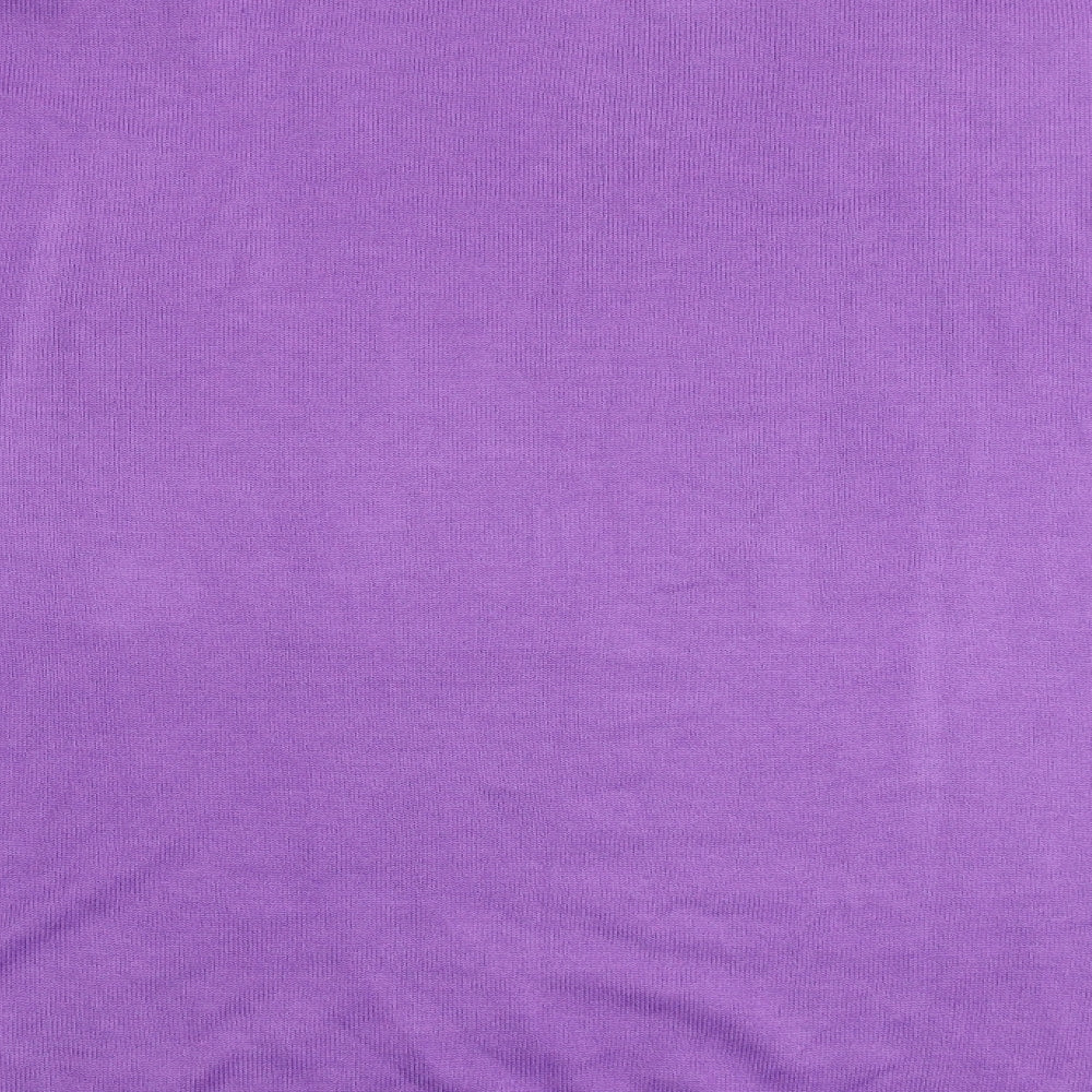 NEXT Womens Purple Round Neck Acrylic Pullover Jumper Size XL - Hearts