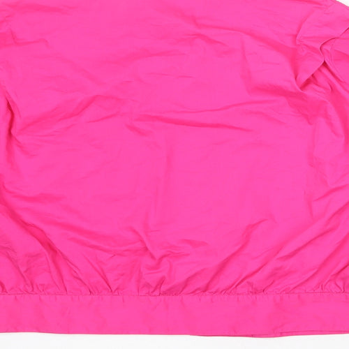La Redoute Womens Pink Cotton Basic Blouse Size 12 V-Neck