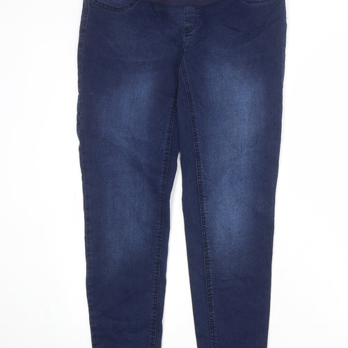 Blooming Marvellous Womens Blue Cotton Jegging Jeans Size 12 Regular
