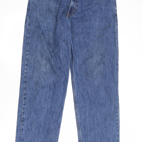 Kirkland Mens Blue Cotton Straight Jeans Size 34 in Regular Zip
