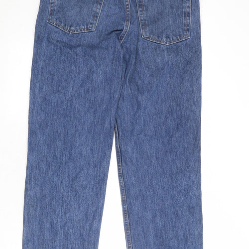 Kirkland Mens Blue Cotton Straight Jeans Size 34 in Regular Zip