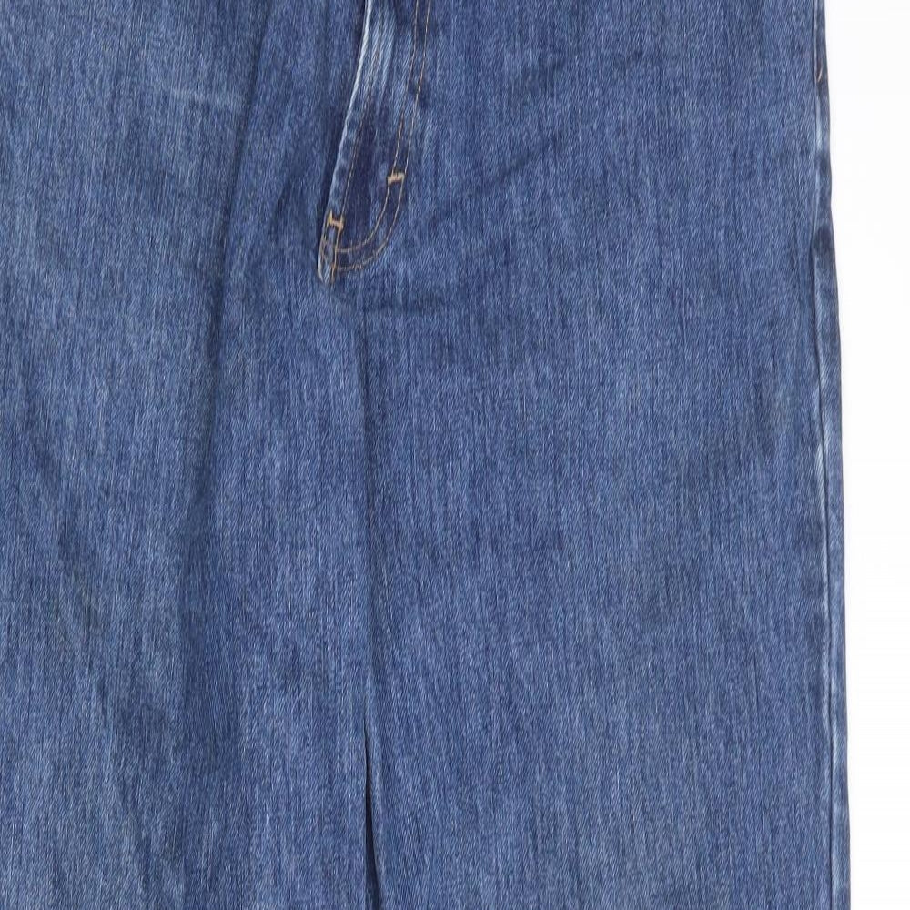 Kirkland Mens Blue Cotton Straight Jeans Size 34 in Regular Zip