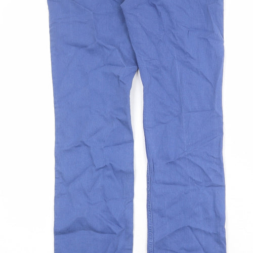 Zadig & Voltaire Womens Blue Cotton Straight Jeans Size 27 in Regular Zip