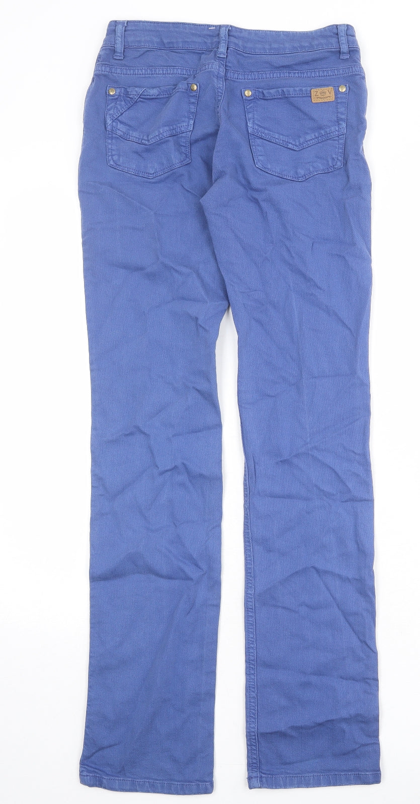 Zadig & Voltaire Womens Blue Cotton Straight Jeans Size 27 in Regular Zip