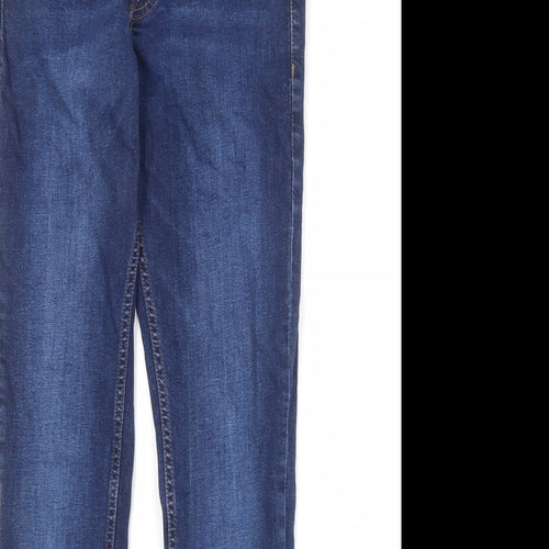 Bench Mens Blue Cotton Skinny Jeans Size 30 in Regular Zip