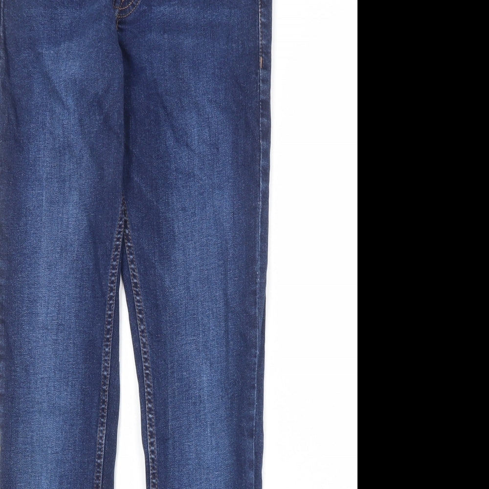 Bench Mens Blue Cotton Skinny Jeans Size 30 in Regular Zip