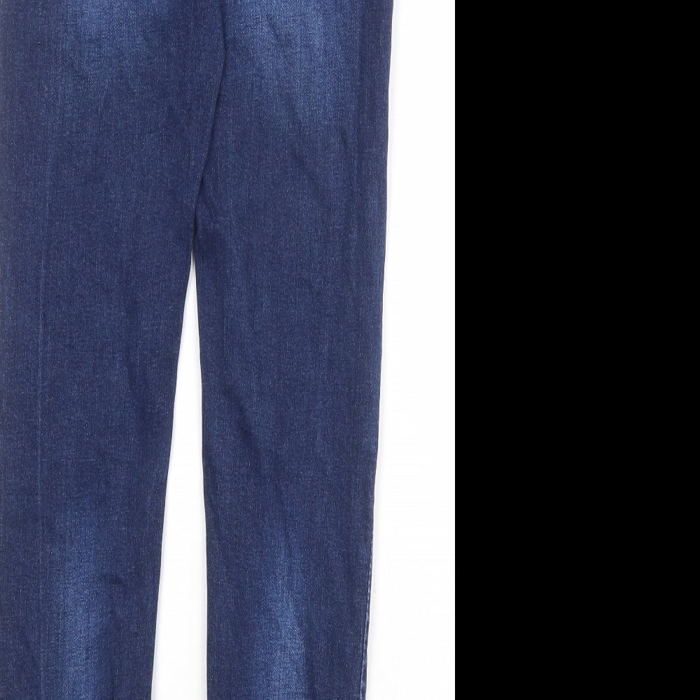 Bench Mens Blue Cotton Skinny Jeans Size 30 in Regular Zip