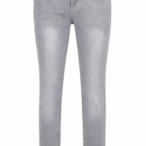 Miss Selfridge Womens Grey Cotton Skinny Jeans Size 8 Regular Zip