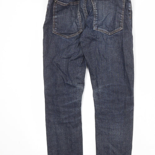 NEXT Boys Blue Cotton Skinny Jeans Size 11 Years Regular Zip