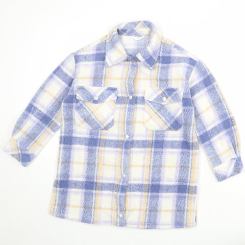 Marks and Spencer Girls Multicoloured Geometric Jacket Size 9-10 Years Snap