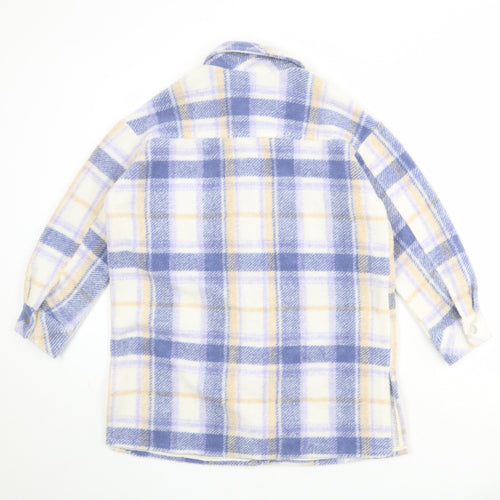Marks and Spencer Girls Multicoloured Geometric Jacket Size 9-10 Years Snap