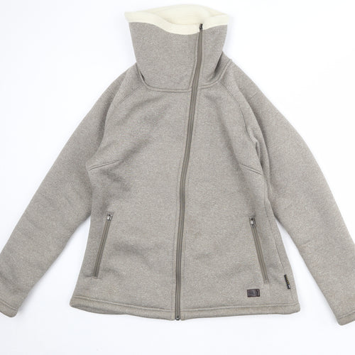 Jack Wolfskin Womens Beige Jacket Size 16 Zip