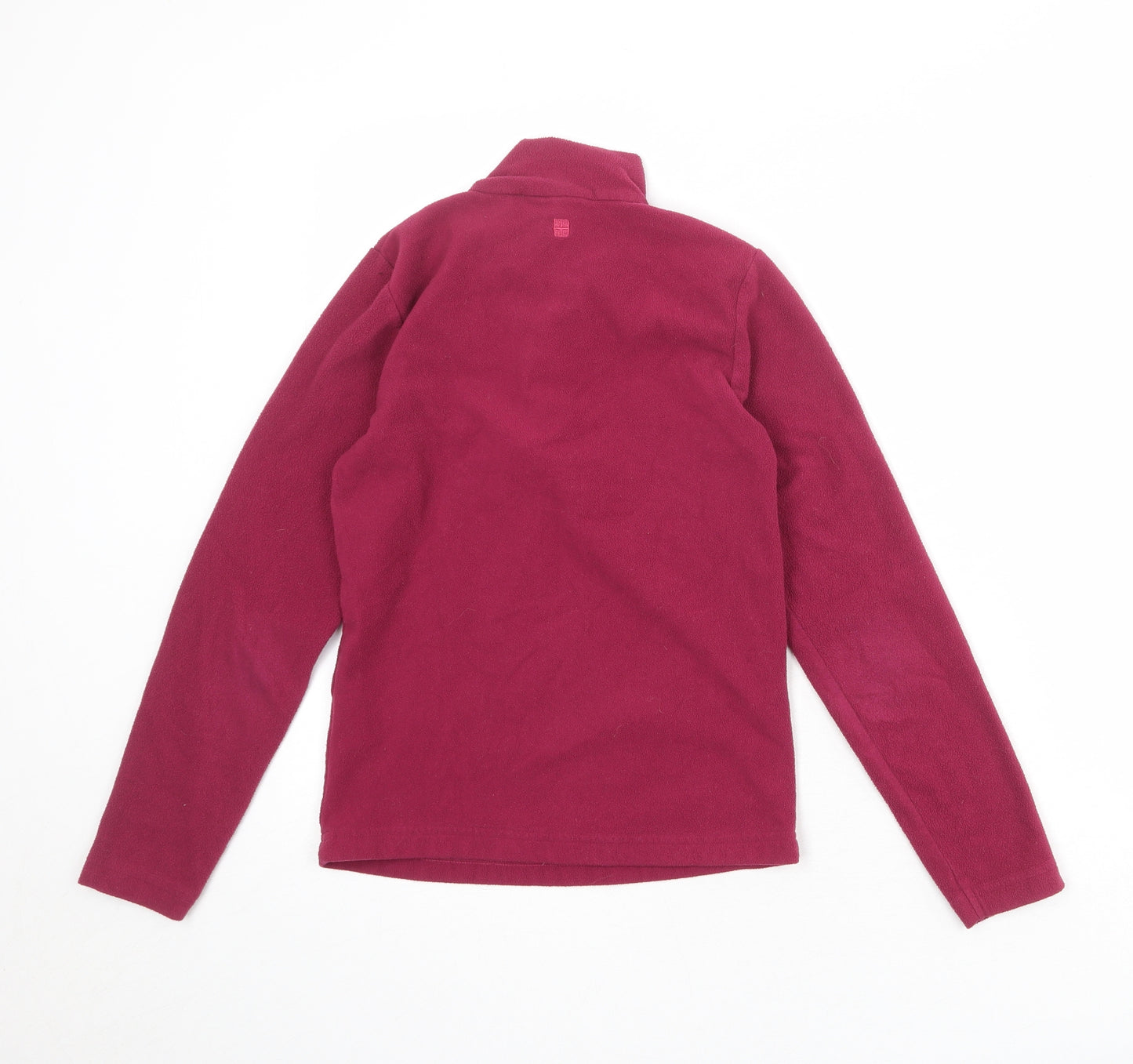 Mountain Warehouse Girls Purple Polyester Pullover Sweatshirt Size 11-12 Years Zip