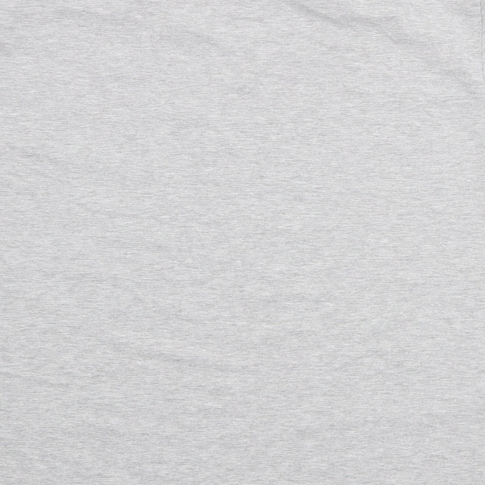 Huel Mens Grey Cotton T-Shirt Size 2XL Round Neck