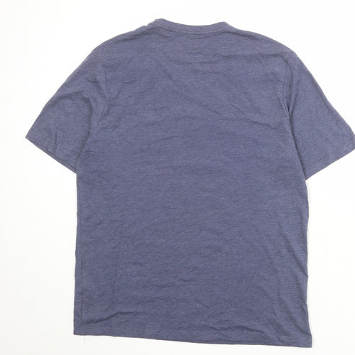 The Simpsons Mens Blue Cotton T-Shirt Size M Round Neck - Beer Belly Flop Champ